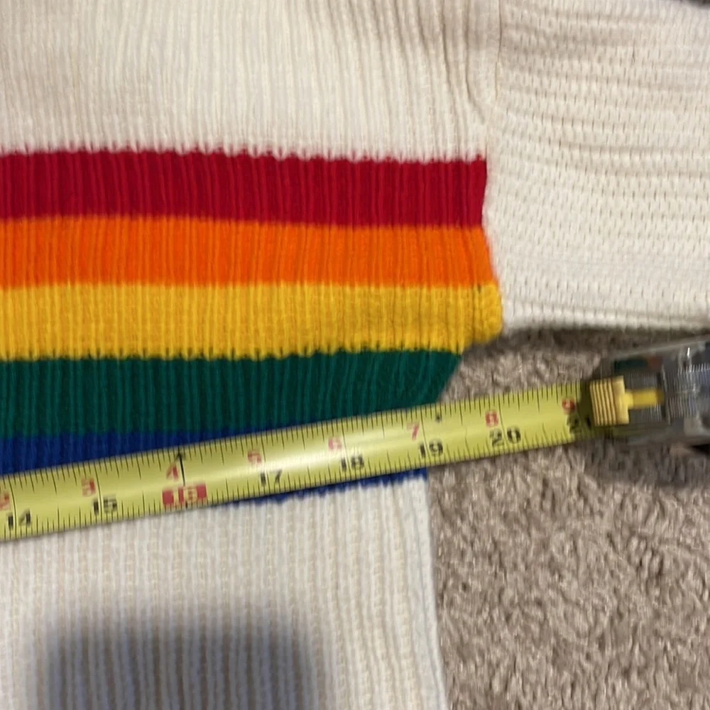 Justice rainbow sweater